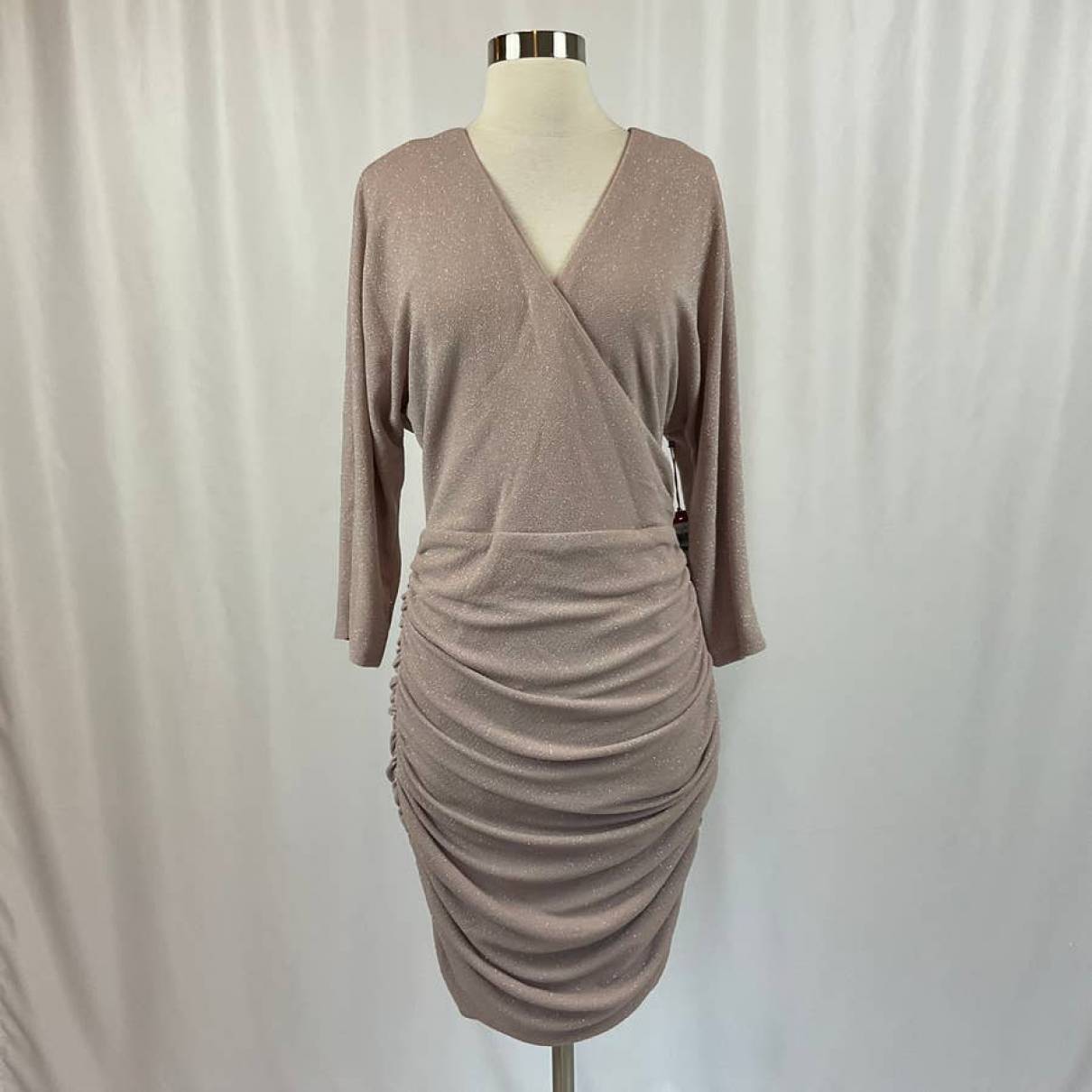 Dress Vince Camuto Pink size 14-16 US in Polyester - 34893861