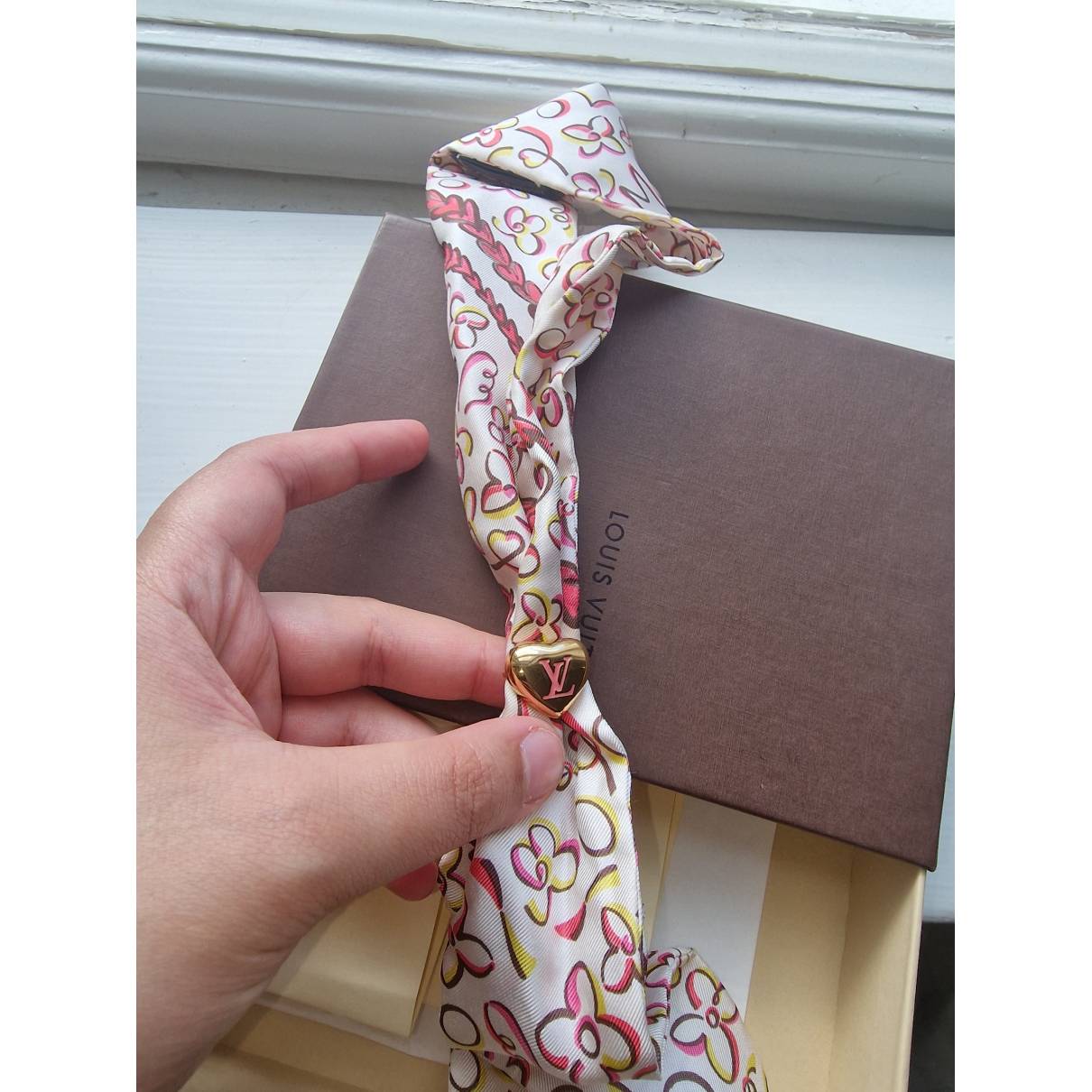 Louis Vuitton - Authenticated Hair Accessories - Silk Pink For Woman, Very Good condition