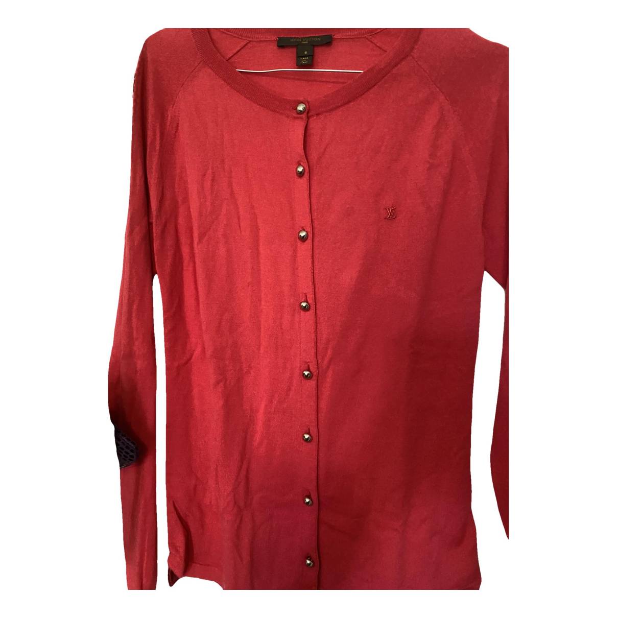Wool cardigan Louis Vuitton Pink size 36 FR in Wool - 35182315