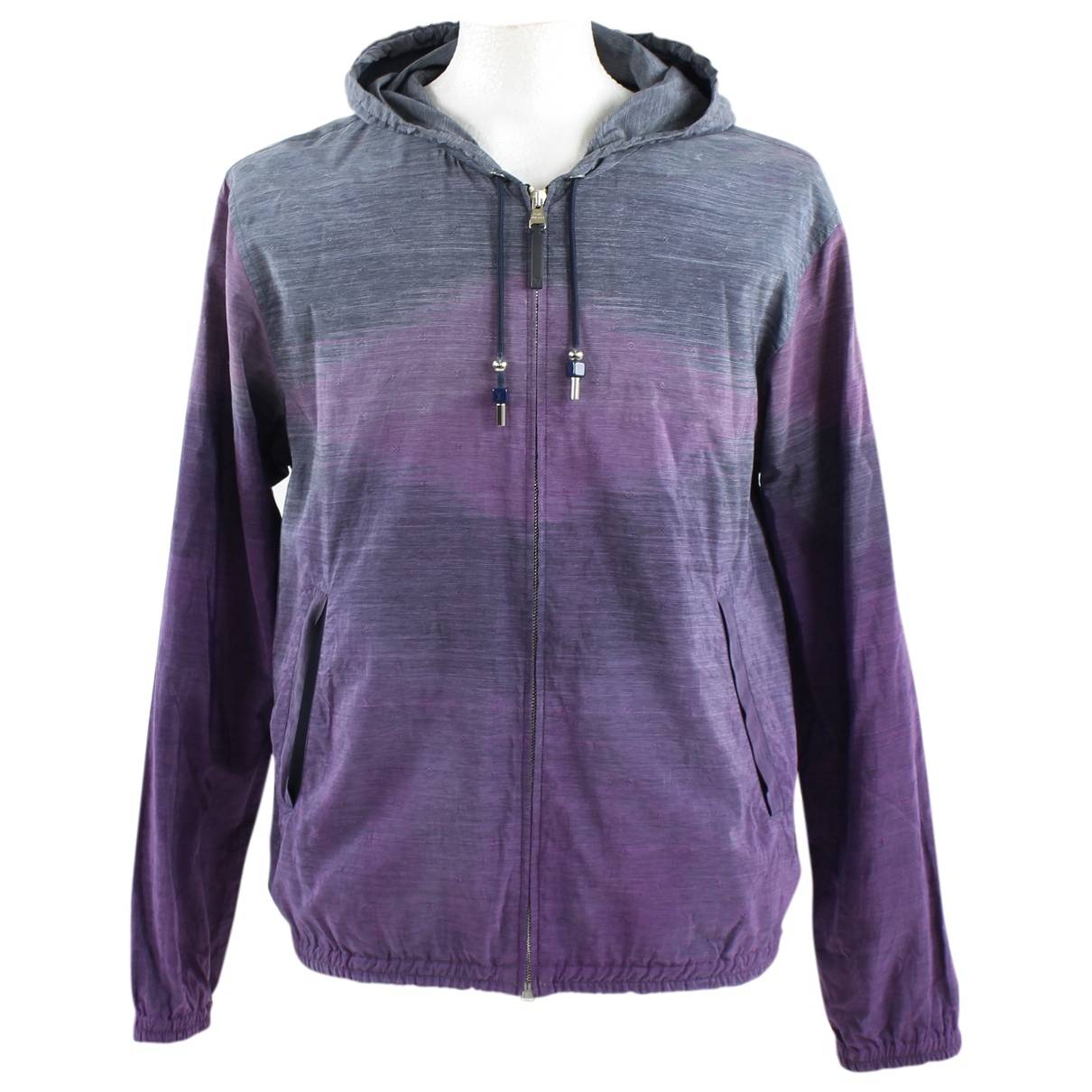 Silk jacket Louis Vuitton Purple size XL International in Silk - 13970367