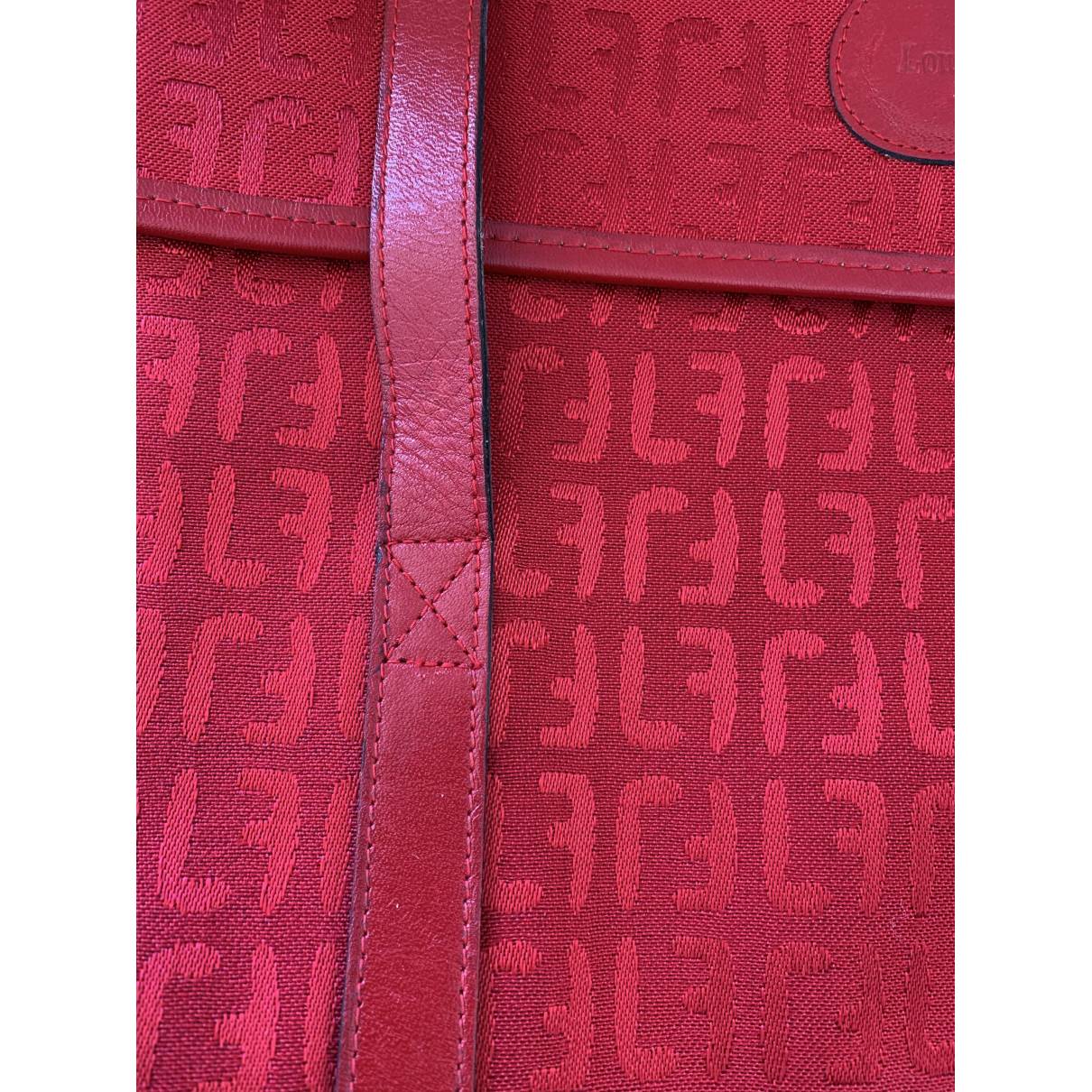 Cloth handbag Louis Feraud Red in Cloth - 12636003
