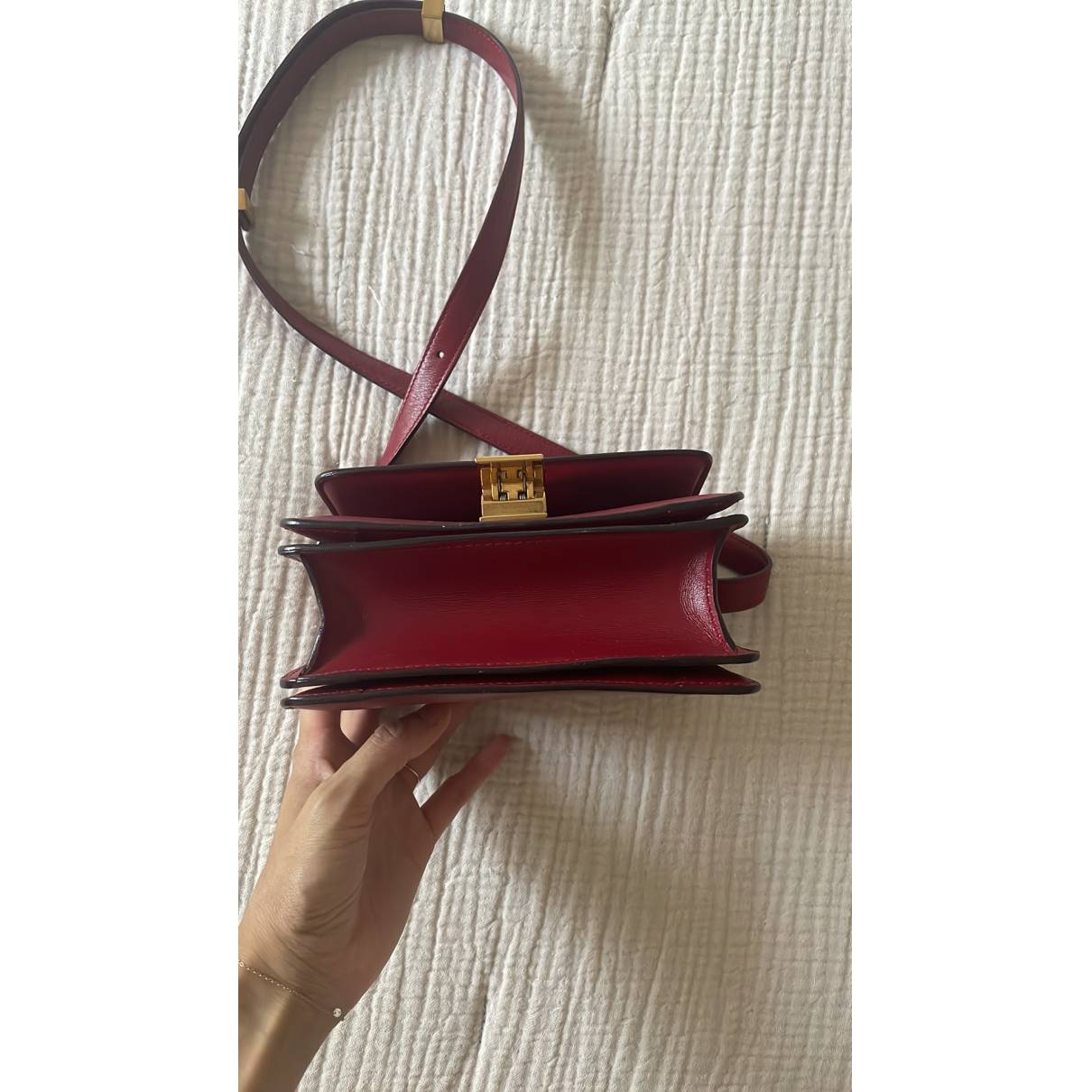 Céline Pre-owned Pre-owned Classic Box Shoulder Bag - Red
