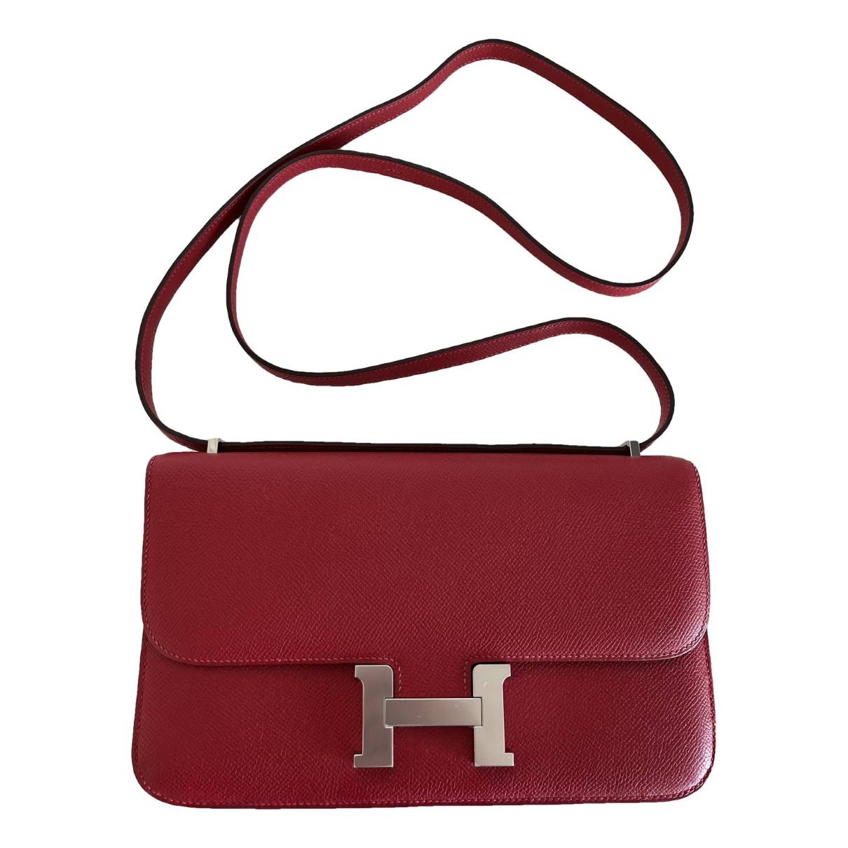 Constance elan leather handbag Hermès Red in Leather - 34794754