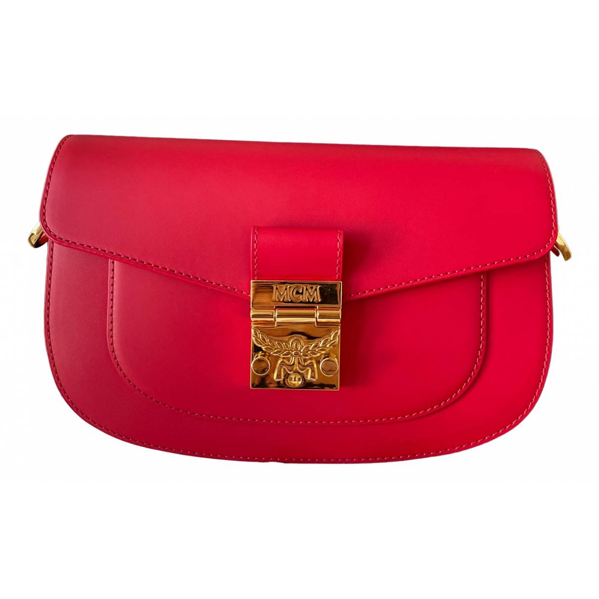 Patricia leather crossbody bag MCM Red in Leather - 21118252