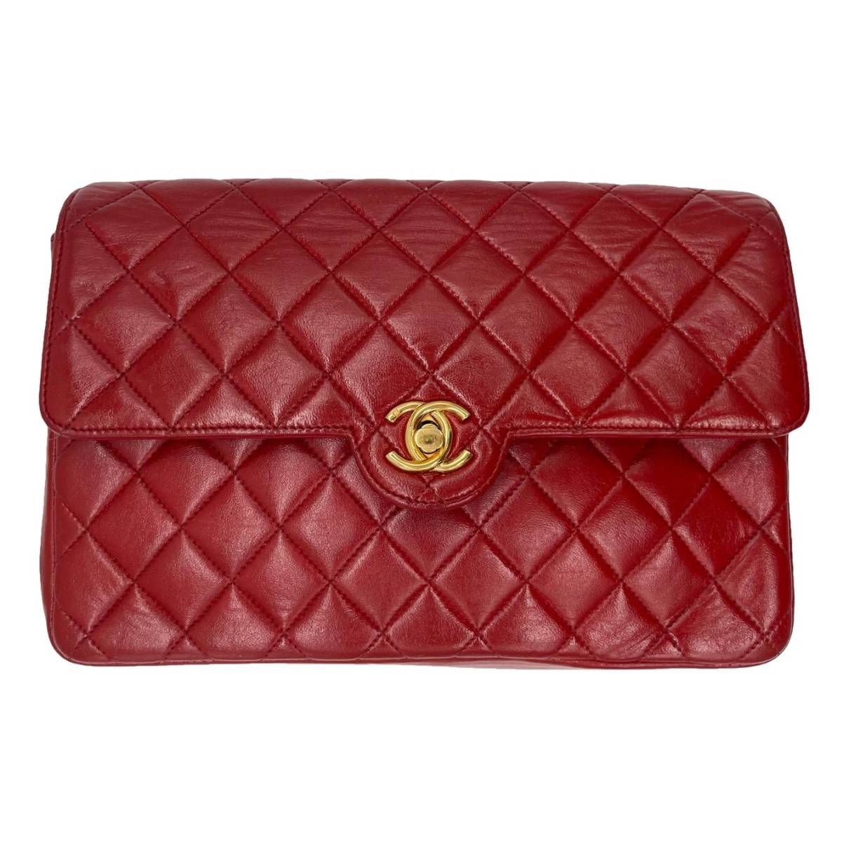 Chanel Vintage Classic Single Flap Bag Micro Quilted Velvet Medium Brown