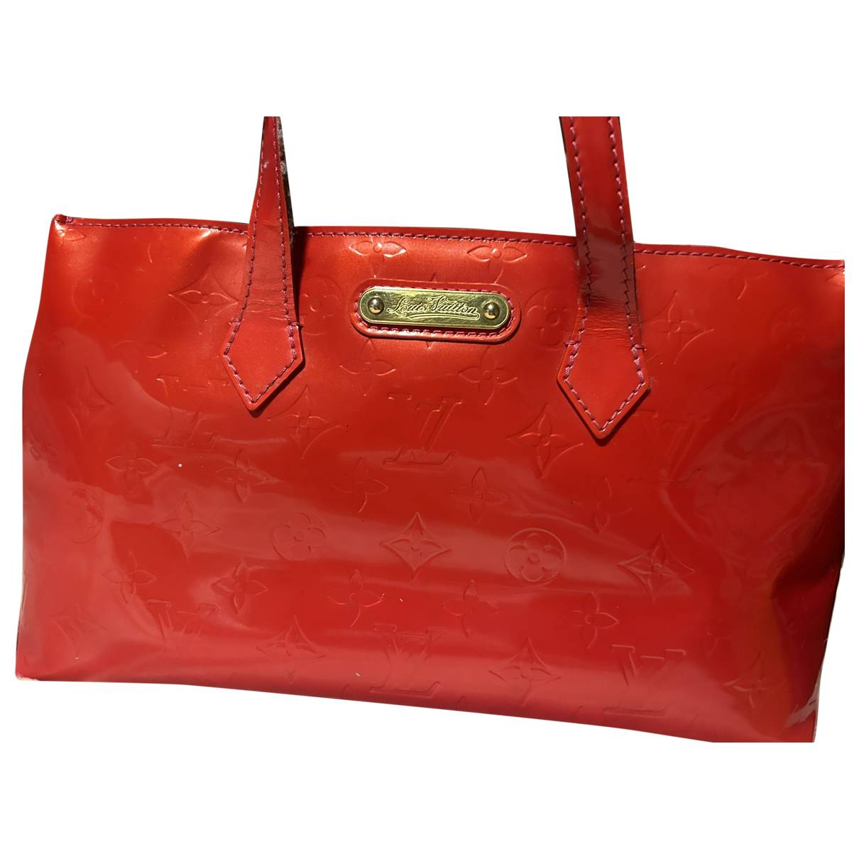 Wilshire leather handbag Louis Vuitton Red in Leather - 35620281