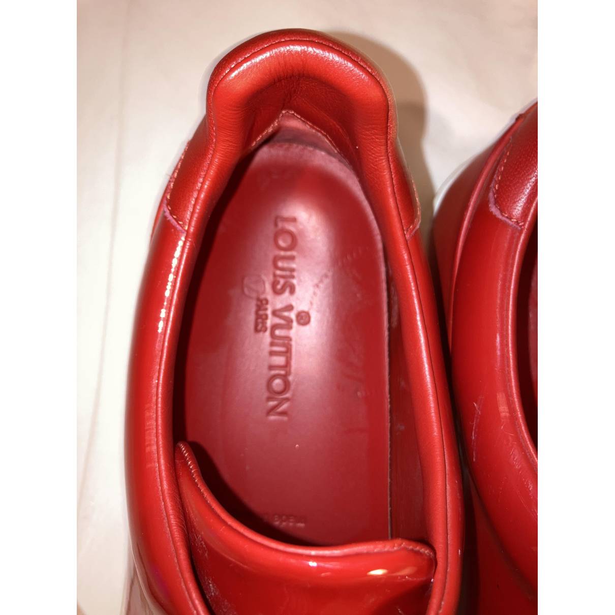 Frontrow patent leather trainers Louis Vuitton Red size 41 IT in