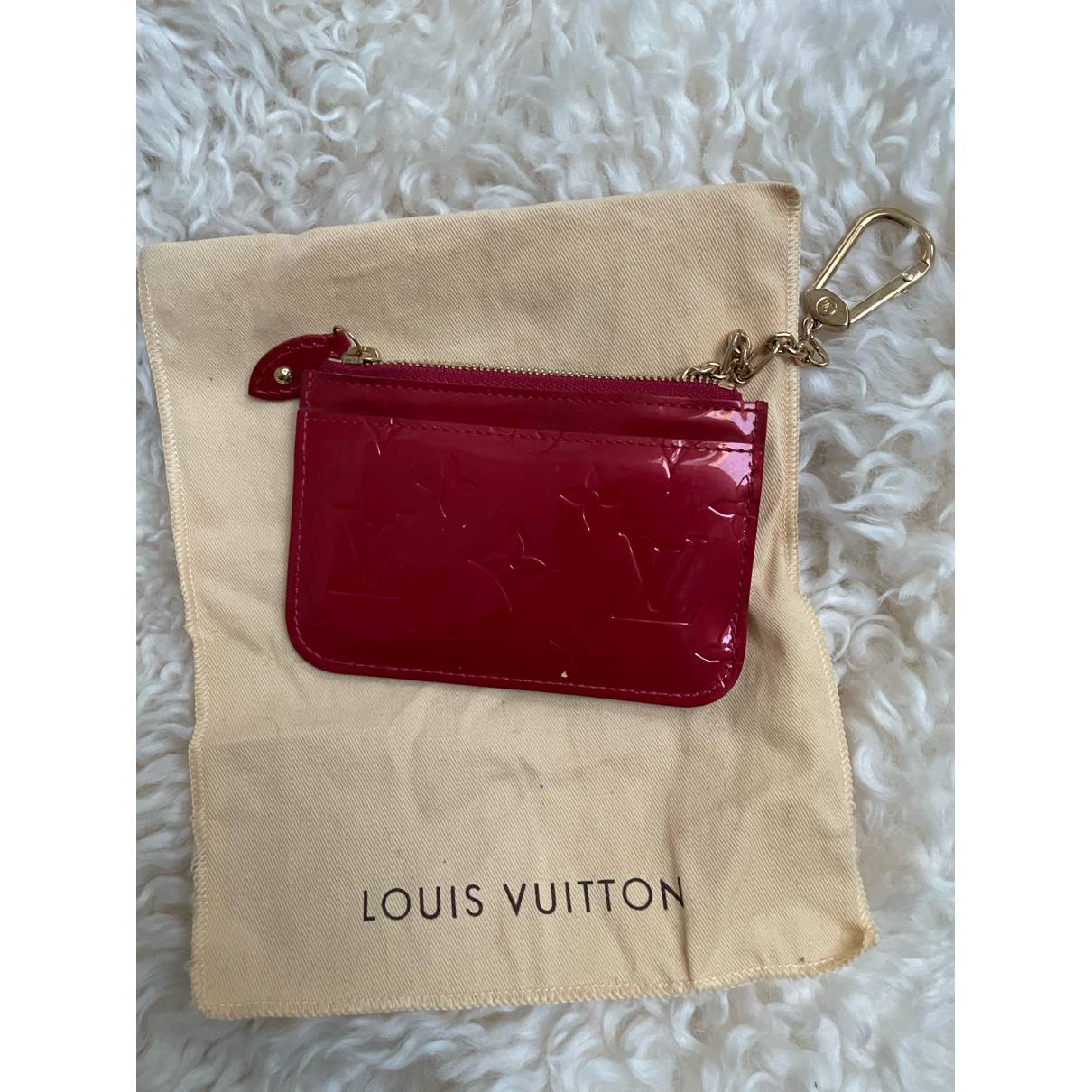 Louis Vuitton, Accessories, Louis Vuitton Cerise Cles Pochette Keychain  Cherry Purse Wallet Monogram