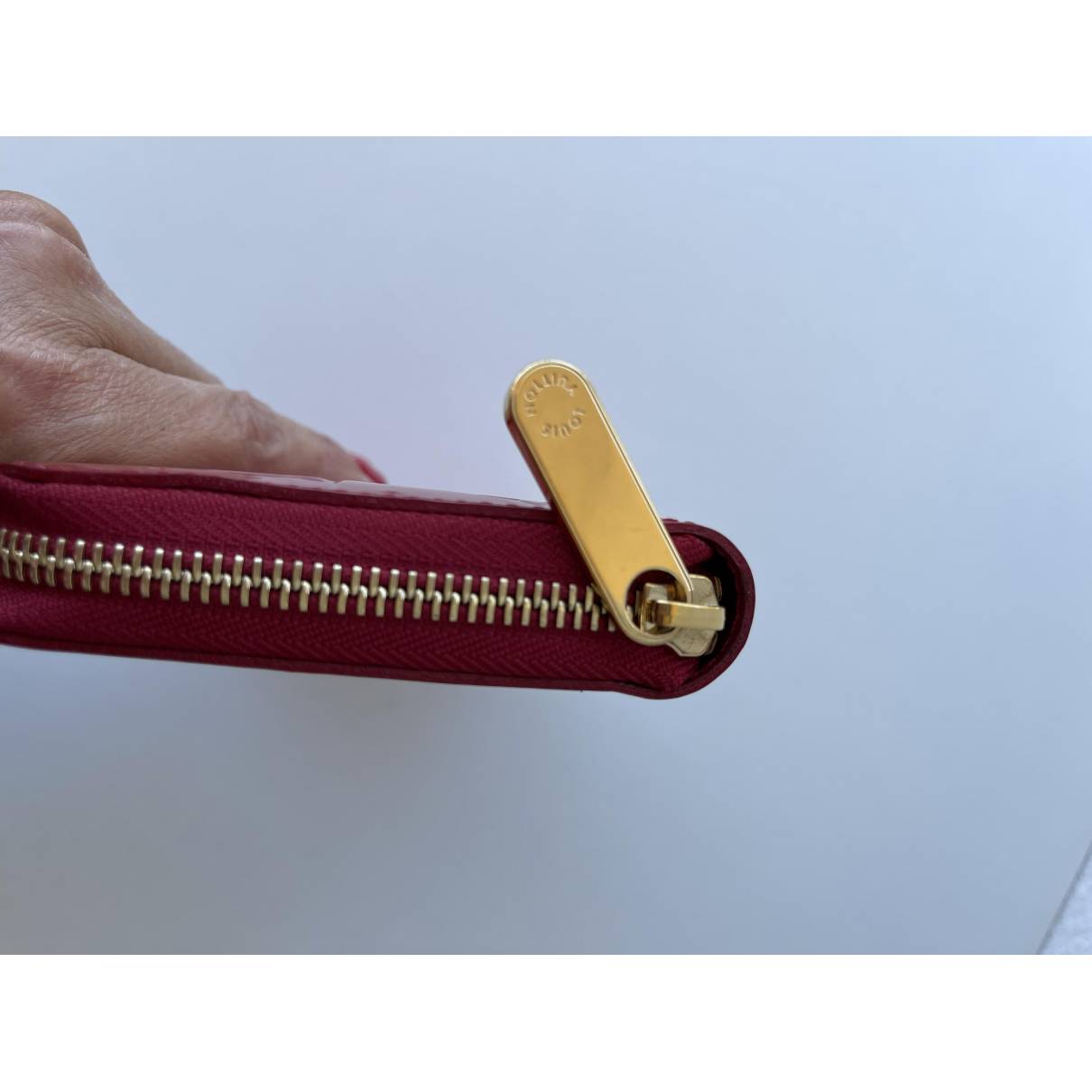 Louis Vuitton - Authenticated Wallet - Patent Leather Red For Woman, Very Good condition