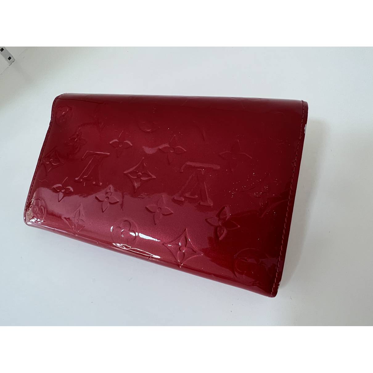 Victorine patent leather wallet Louis Vuitton Red in Patent leather -  19021828