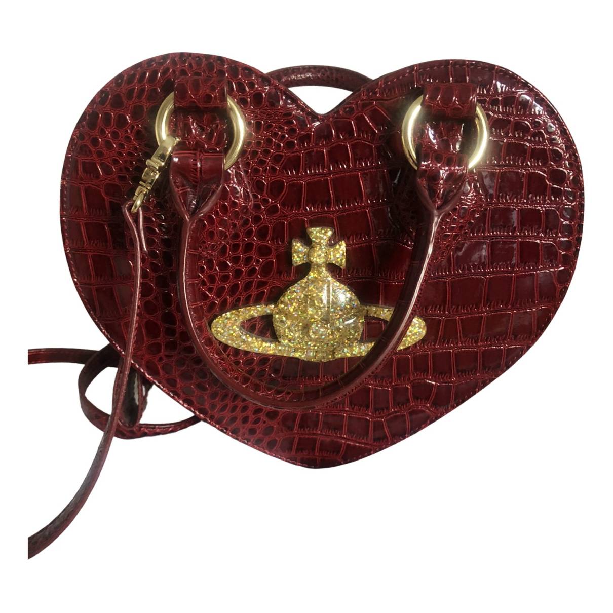 Chancery heart handbag Vivienne Westwood Red in Synthetic - 28257150