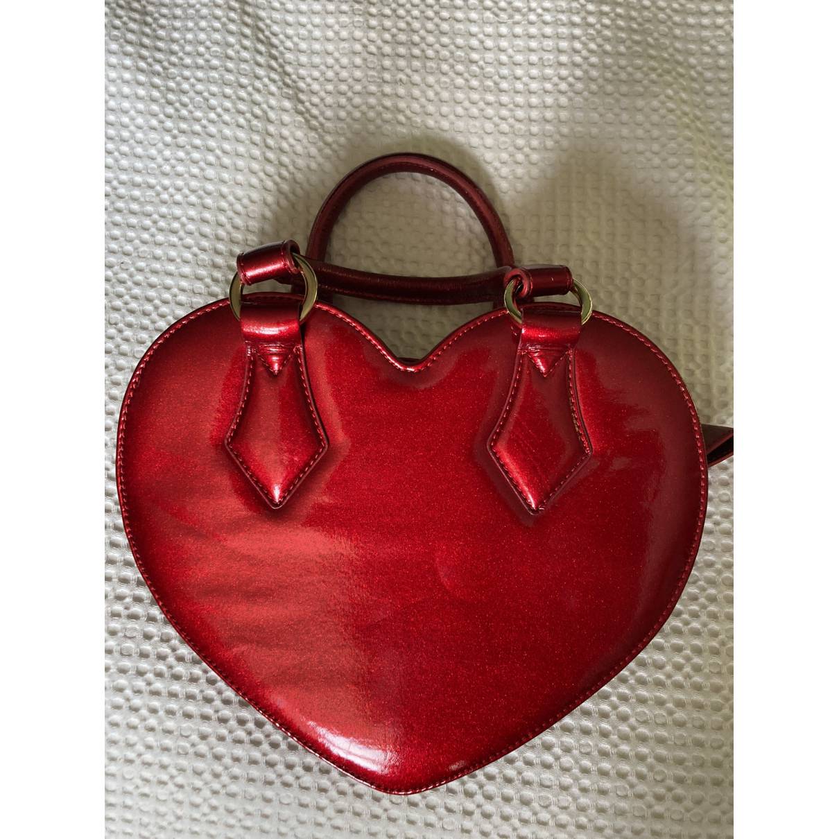 Chancery heart crossbody bag Vivienne Westwood Red in Synthetic