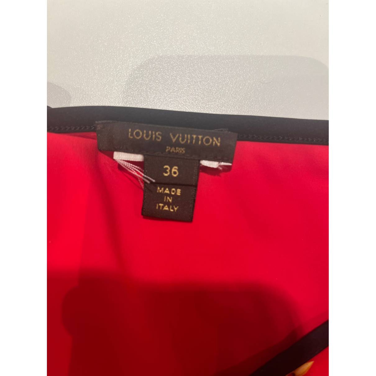 Two-piece swimsuit Louis Vuitton Red size 36 FR in Synthetic - 28282857