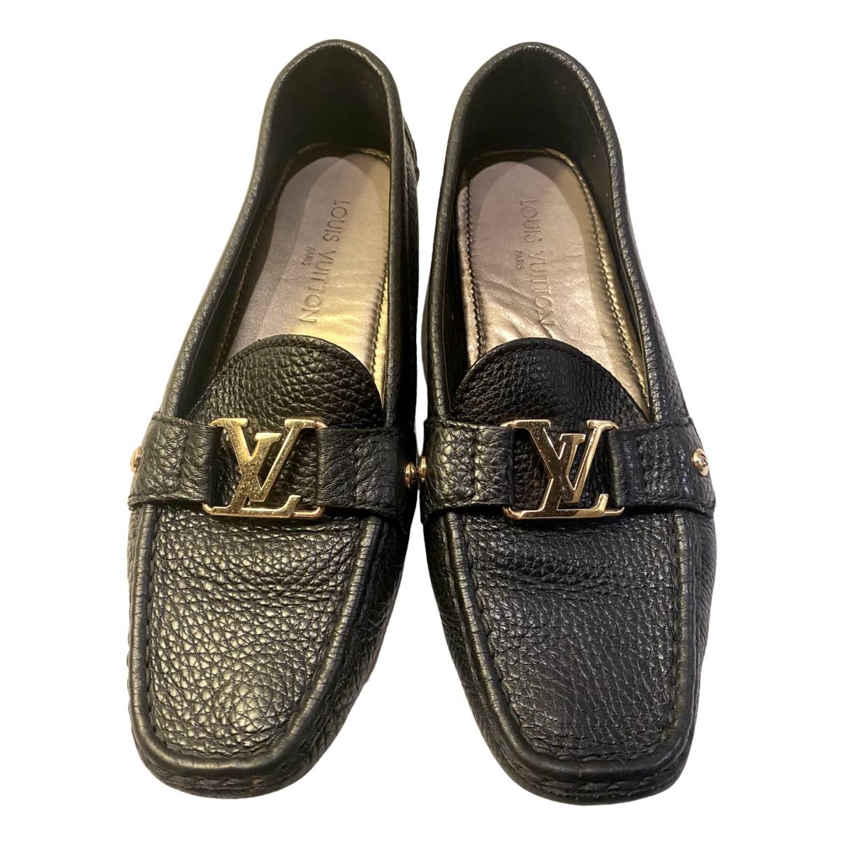 Louis Vuitton Mokassins aus Leder - Schwarz - Größe 39 - 31255206