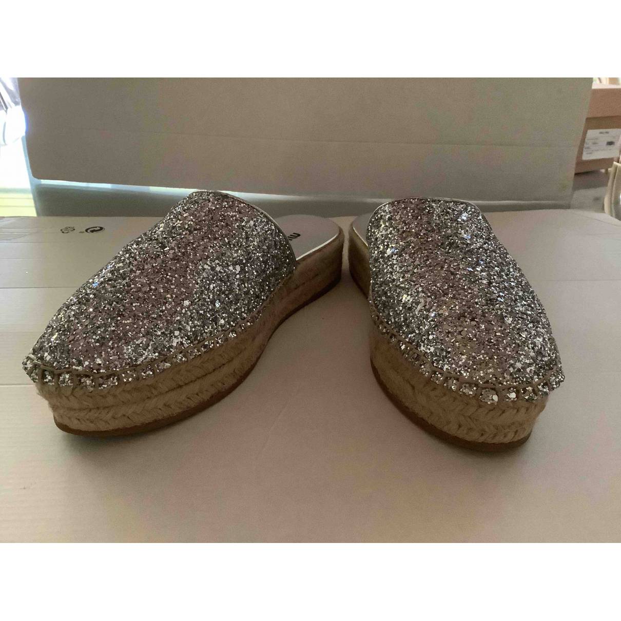 Buy Miu Miu Glitter sandals online