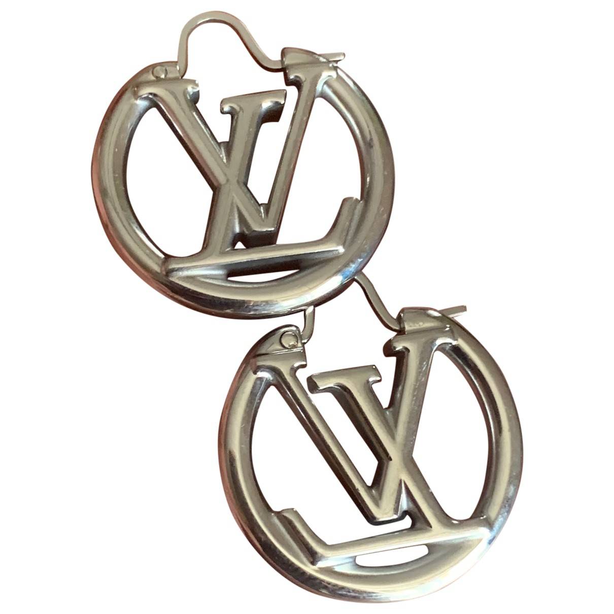 Louise earrings Louis Vuitton Silver in Metal - 34774978
