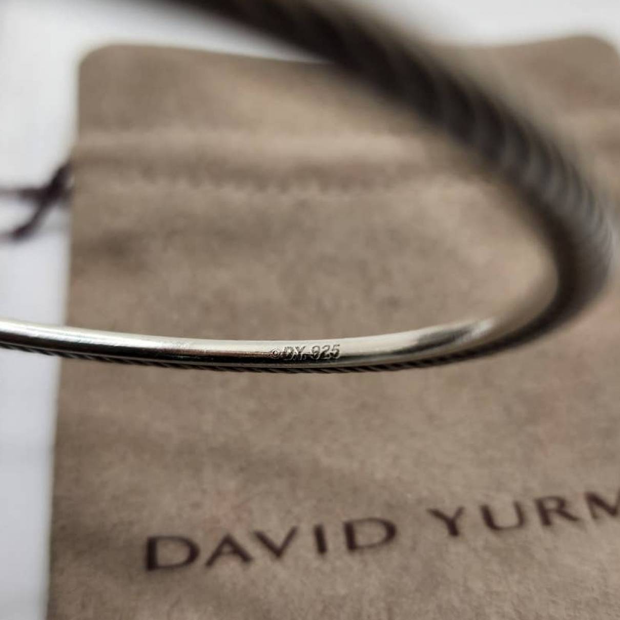 Silver bracelet David Yurman