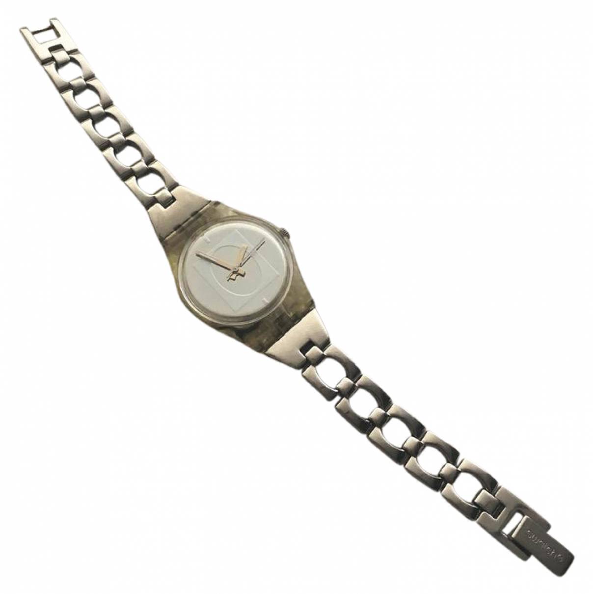 Silver watch Swatch