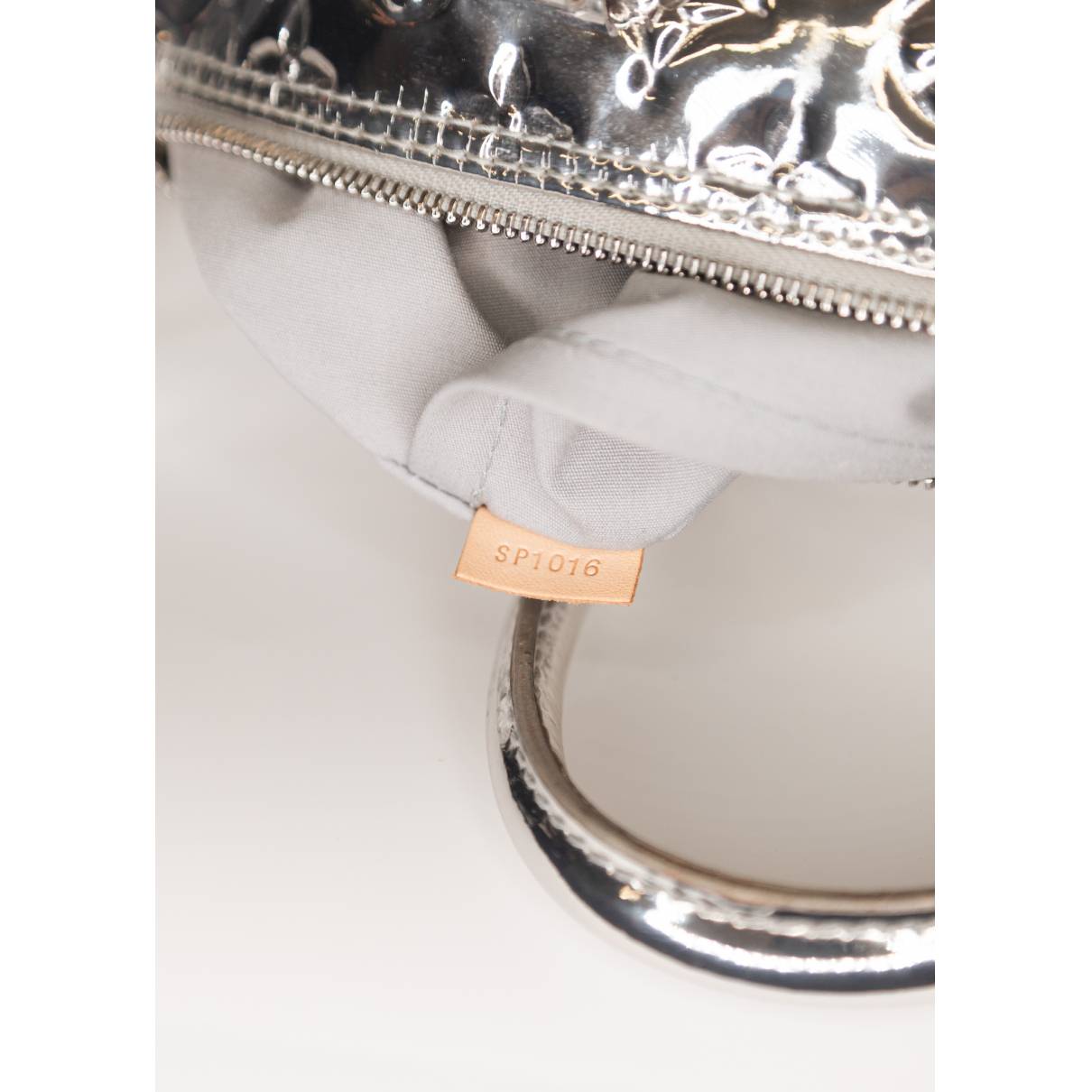 Louis Vuitton Limited Edition Silver Monogram Miroir Speedy 35 Runway