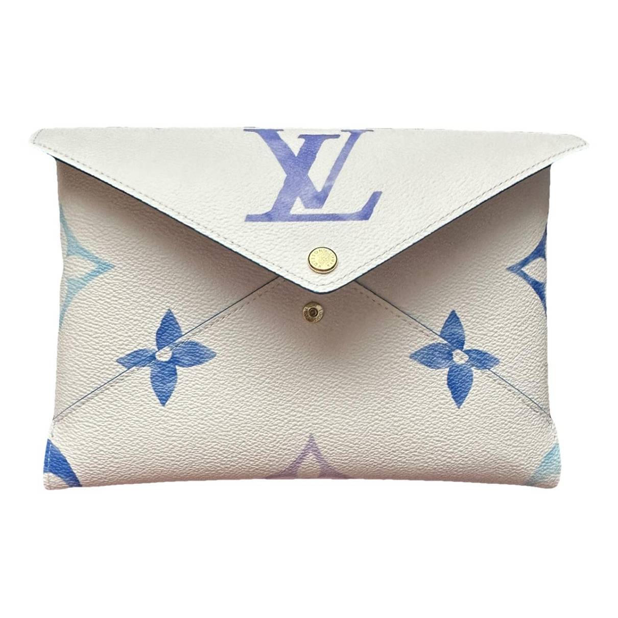 Kirigami cloth clutch bag Louis Vuitton White in Cloth - 35777103