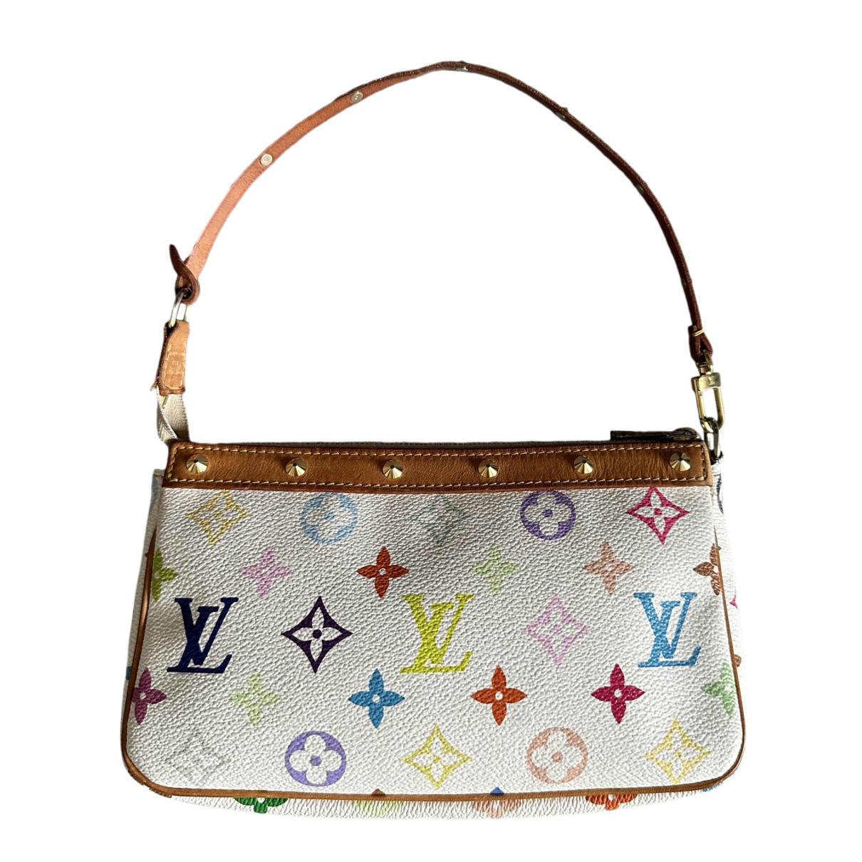 Multi pochette accessoires cloth handbag Louis Vuitton White in Cloth -  34591308