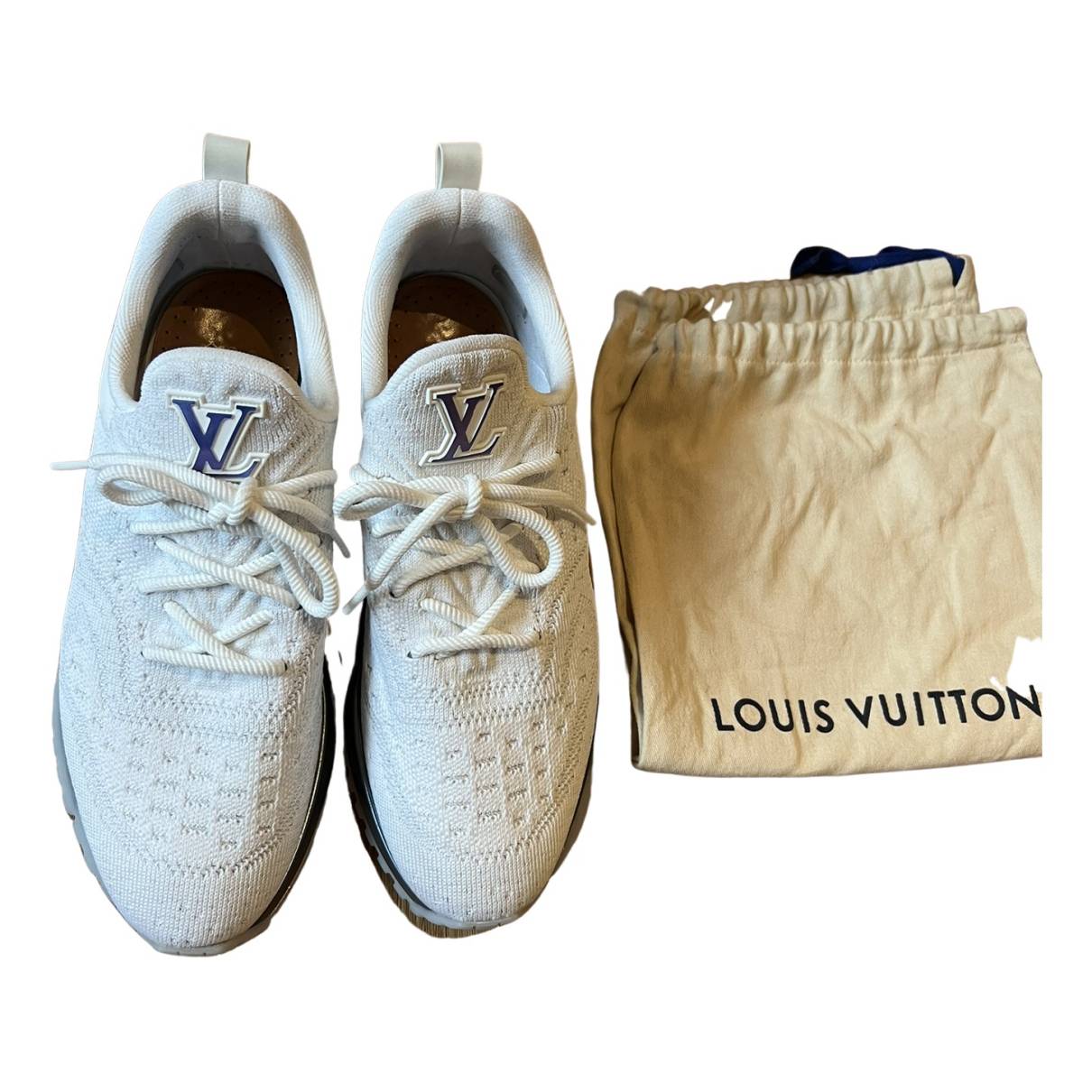 Pre-owned Louis Vuitton V.n.r Low Trainers In White