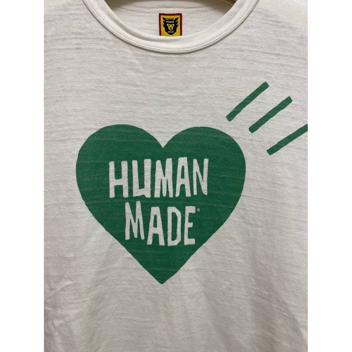 Human Made - Logo-Print Cotton-Jersey T-Shirt - White Human Made