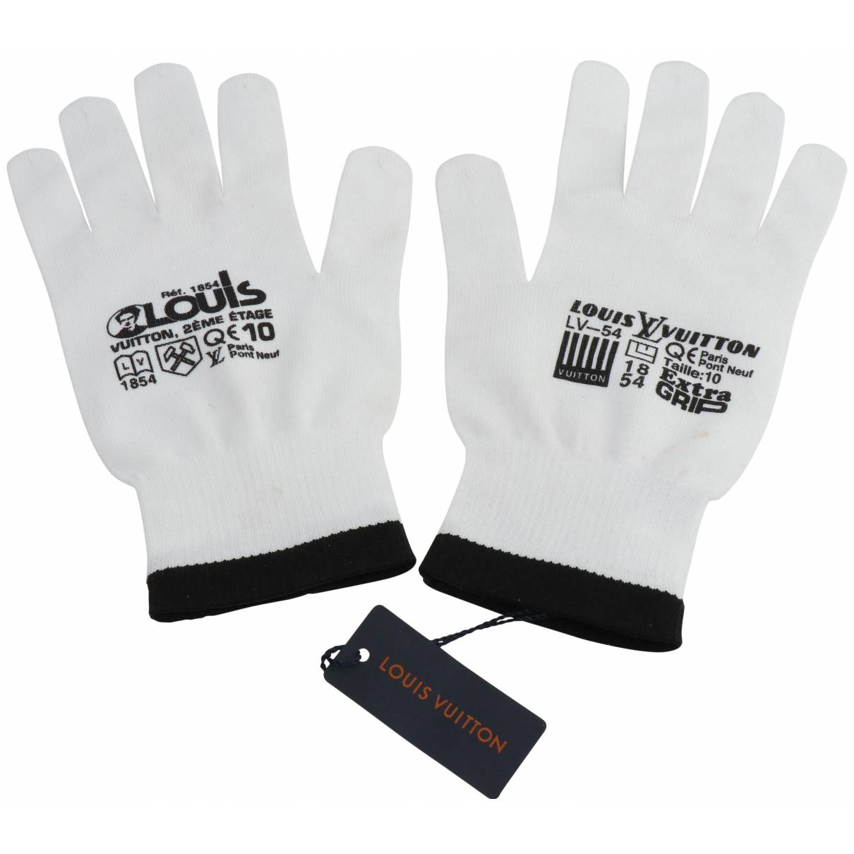 Gloves Louis Vuitton White size Not specified International in
