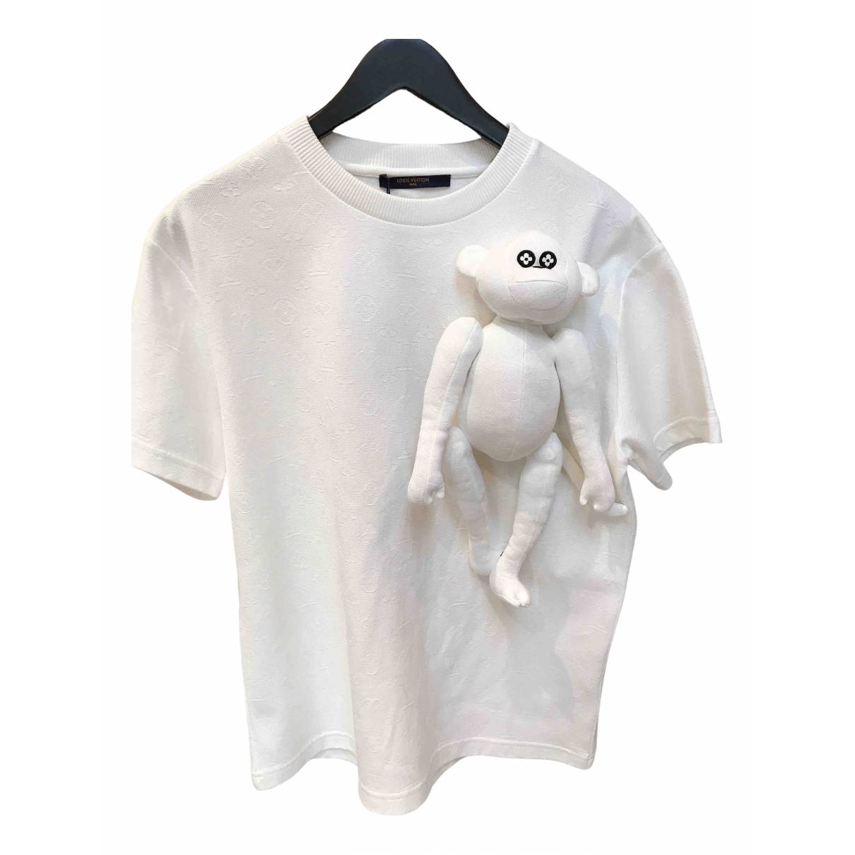T-shirt Louis Vuitton White size M International in Cotton - 14770165