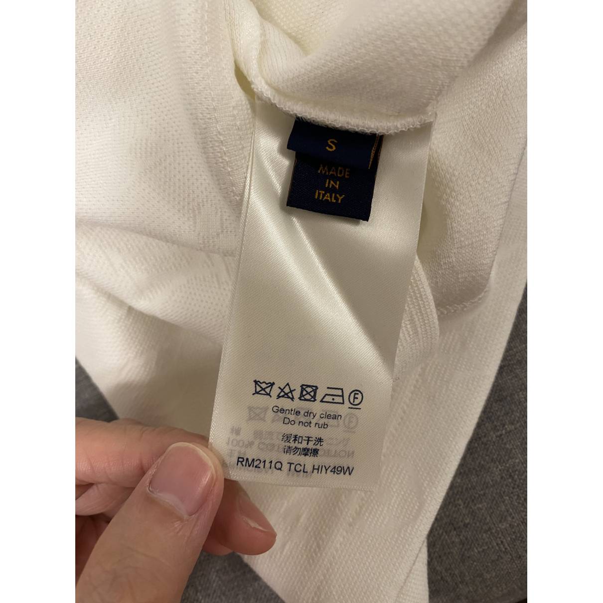 T-shirt Louis Vuitton White size S International in Cotton - 27838651