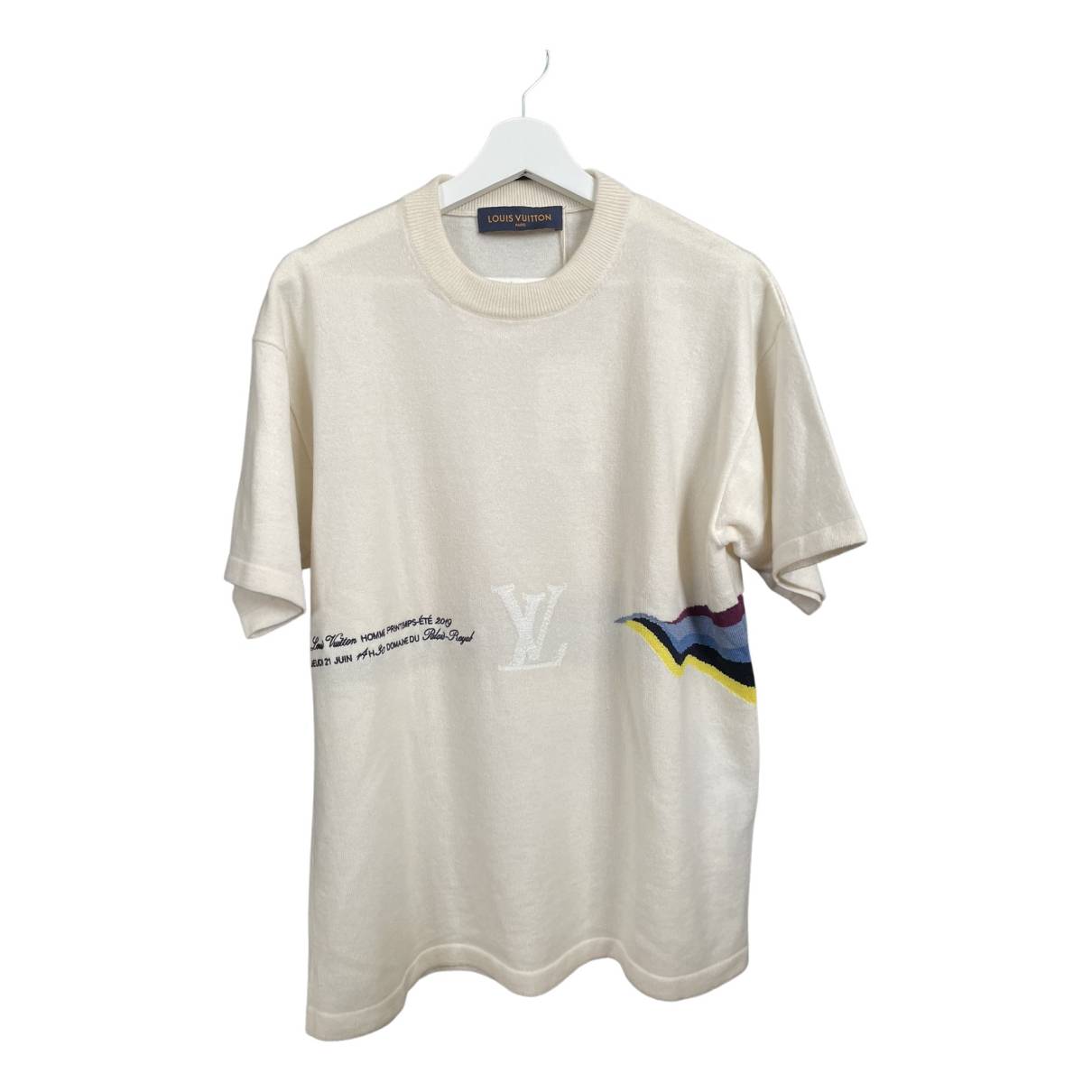 T-shirt Louis Vuitton White size S International in Cotton - 32822225