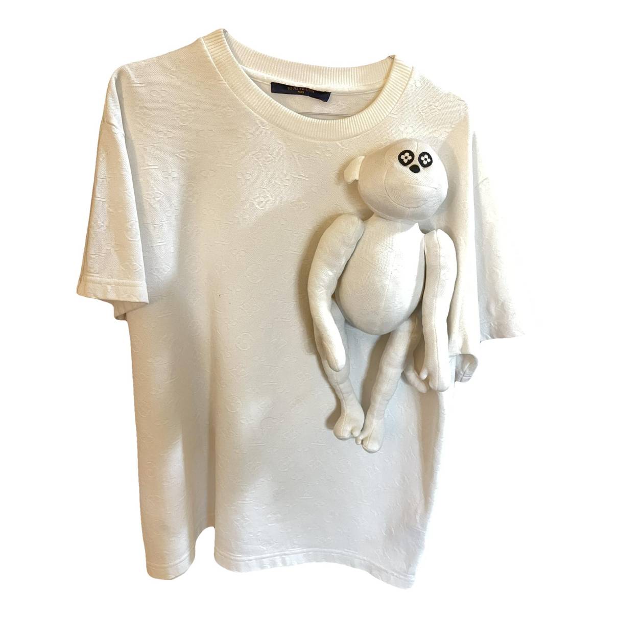 T-shirt Louis Vuitton White size M International in Cotton - 36842758