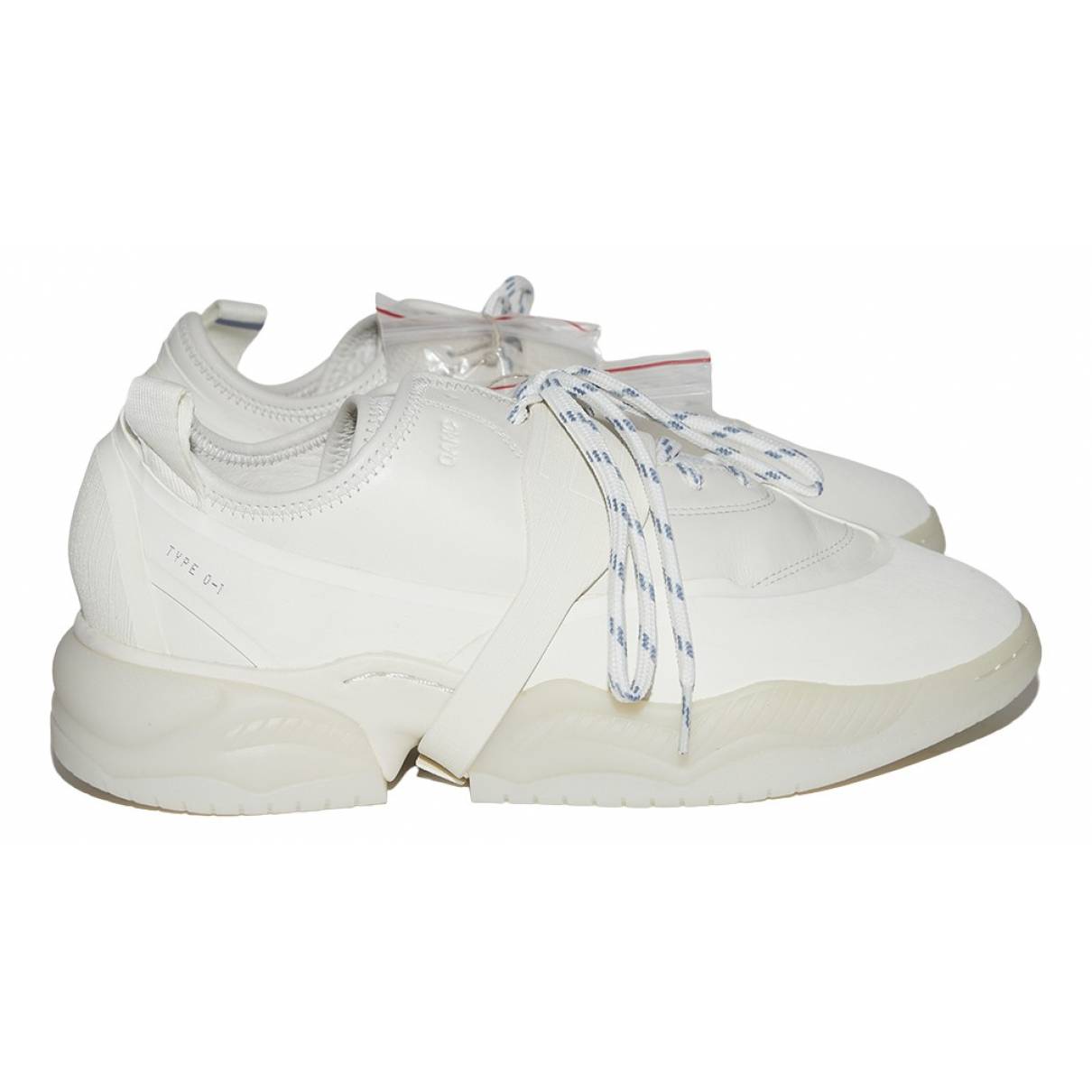 Leather low trainers Adidas x OAMC White size 44 EU in Leather