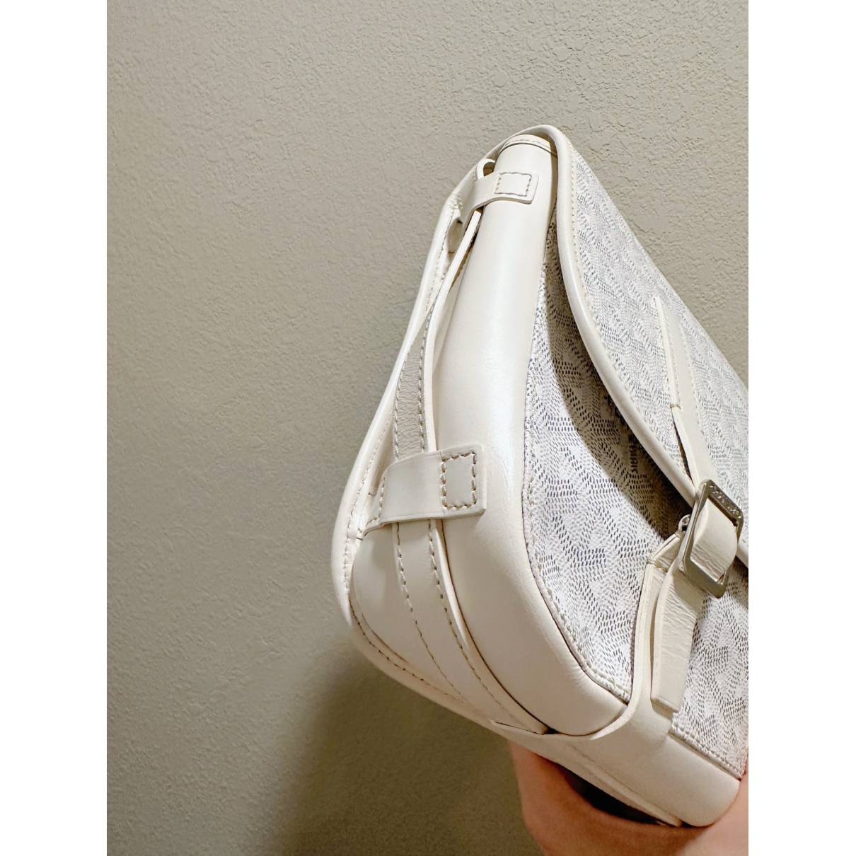 goyard white crossbody bag