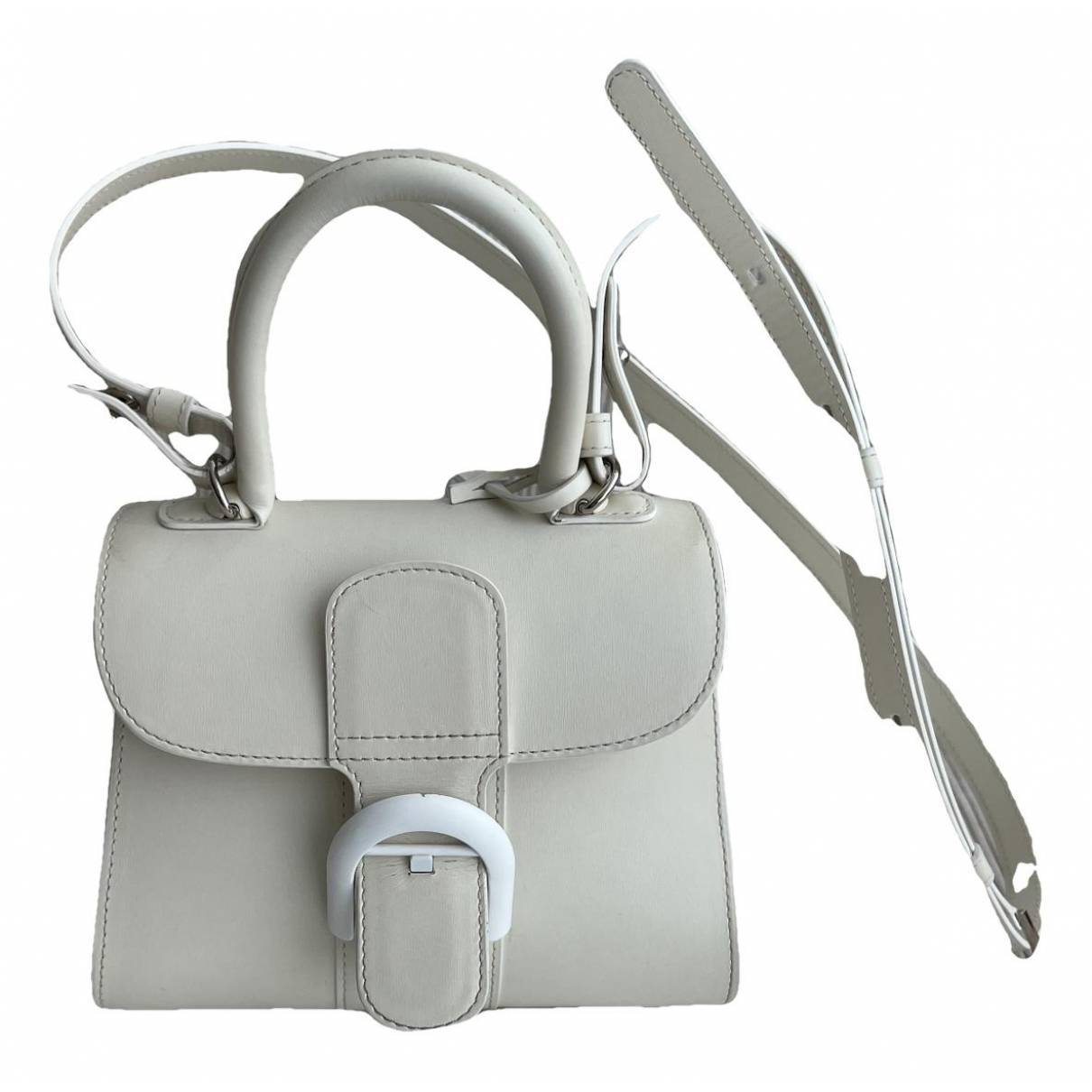 Brillant leather handbag Delvaux White in Leather - 37995317