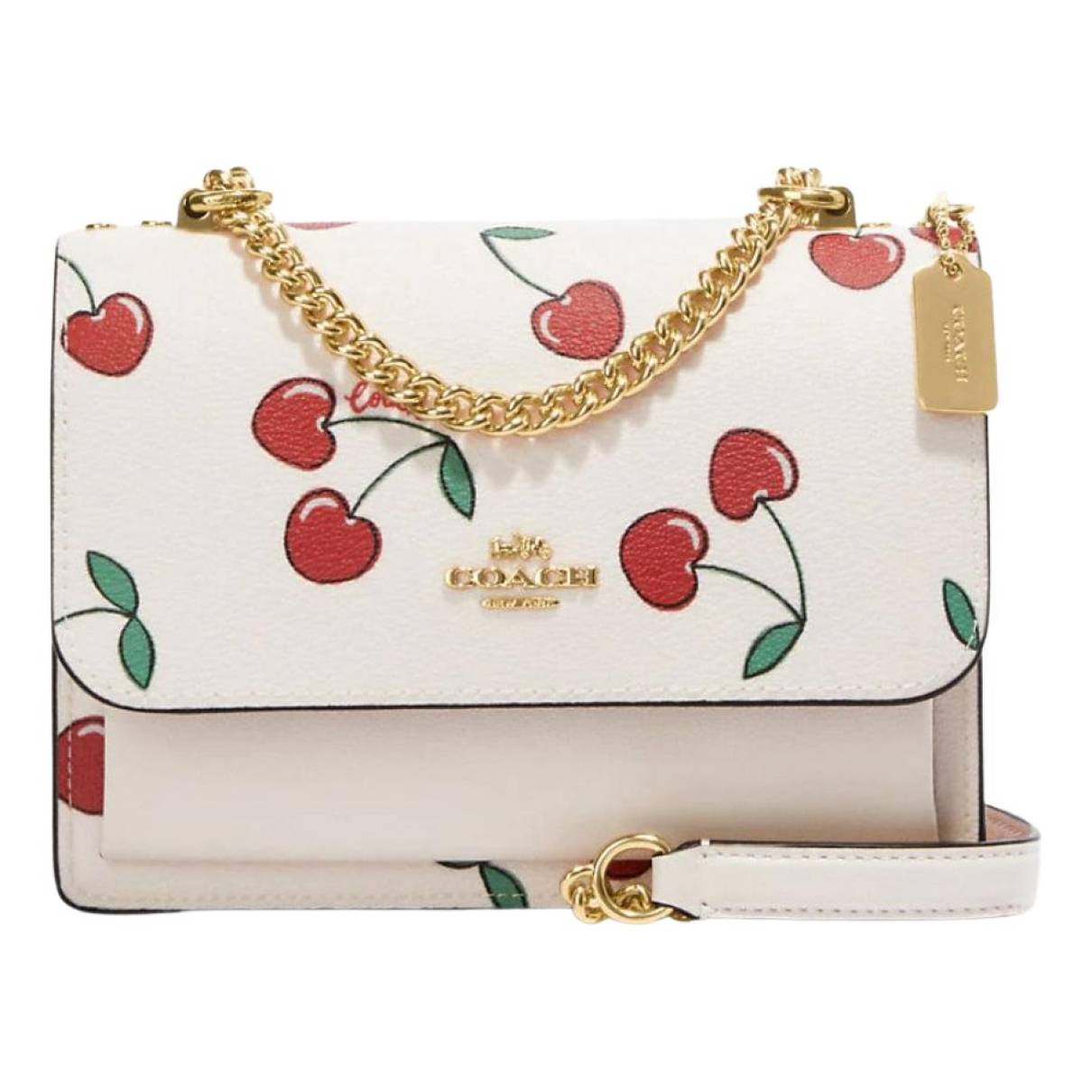 Leather crossbody bag Coach White in Leather - 30762749