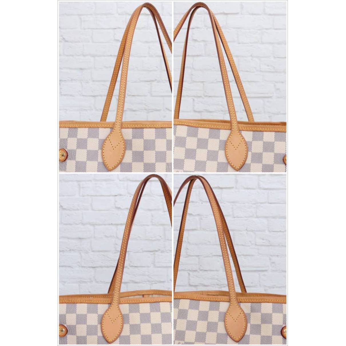 Neverfull leather tote Louis Vuitton