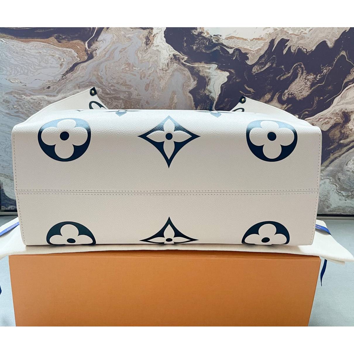 Louis Vuitton Jacquard Monogram Mykonos Onthego GM - White Totes, Handbags  - LOU811581