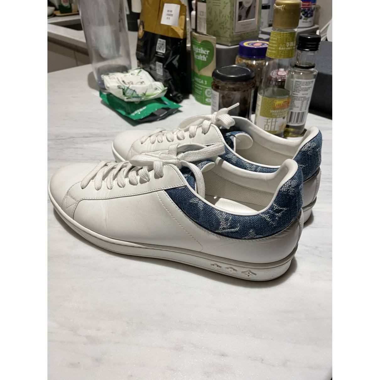 Louis Vuitton - Authenticated Luxembourg Trainer - White for Men, Very Good Condition