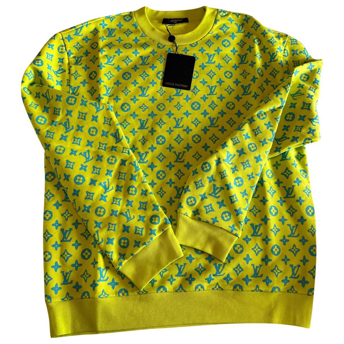Sweatshirt Louis Vuitton Yellow size M International in Cotton - 31016998