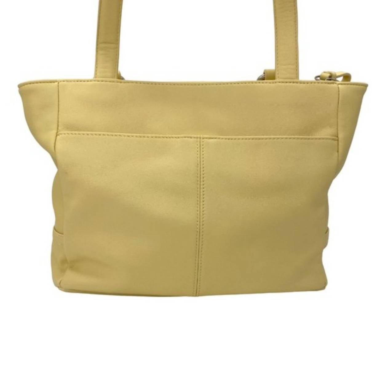 Leather handbag Giani Bernini Yellow in Leather - 34821987