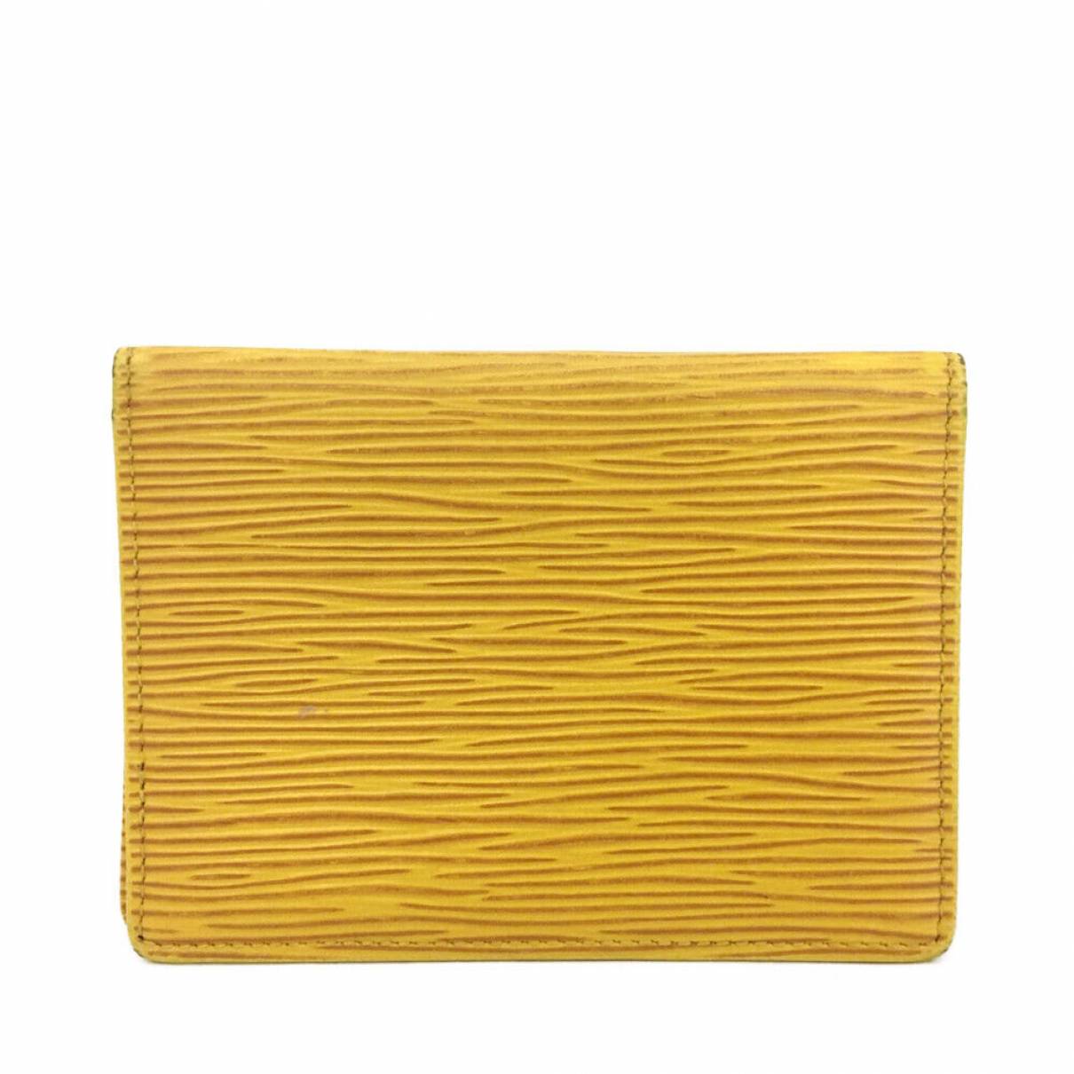 yellow louis vuitton wallet