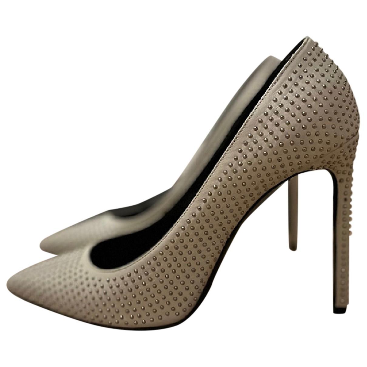 Leather heels Saint Laurent