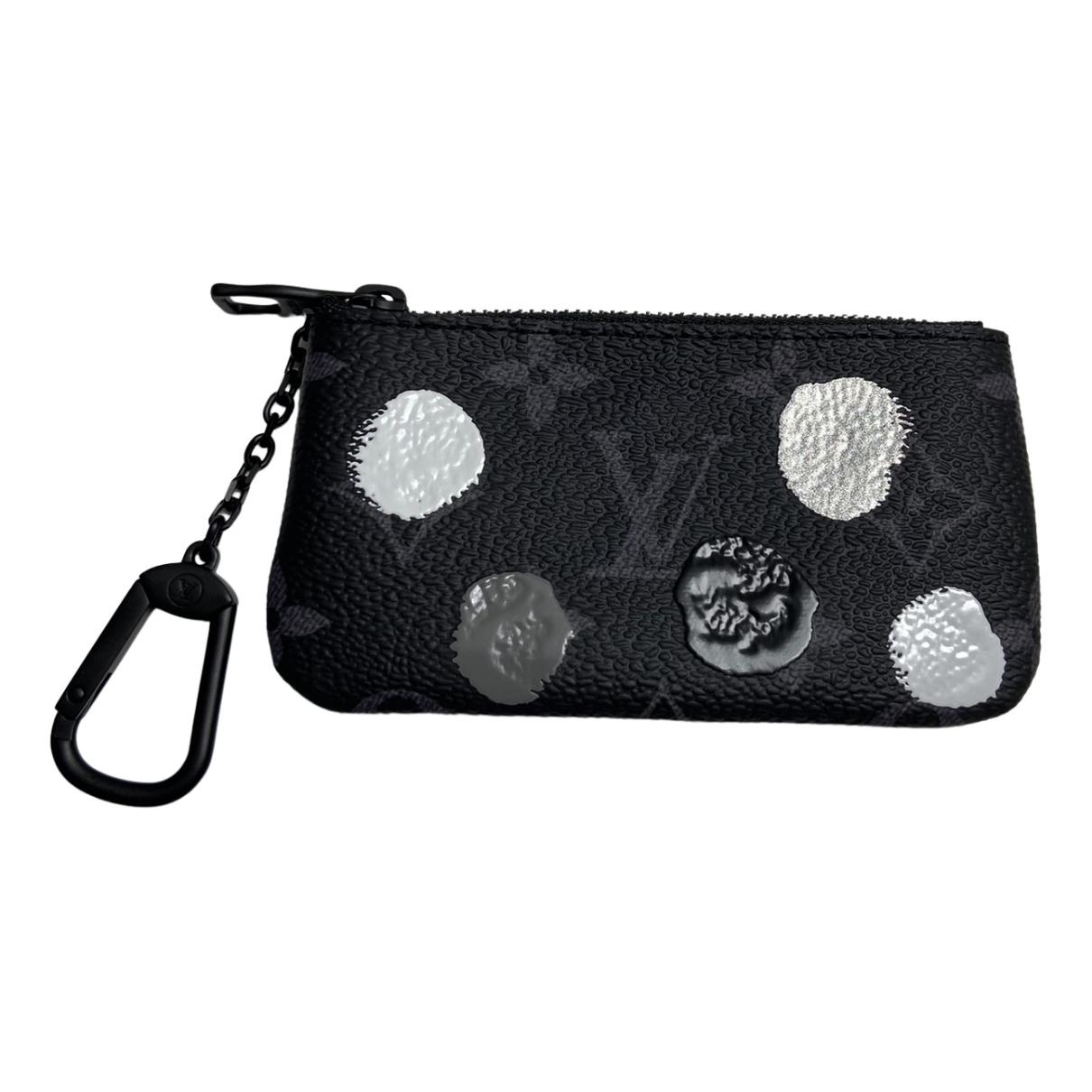 Key pouch cloth small bag Louis Vuitton Black in Cloth - 29865518