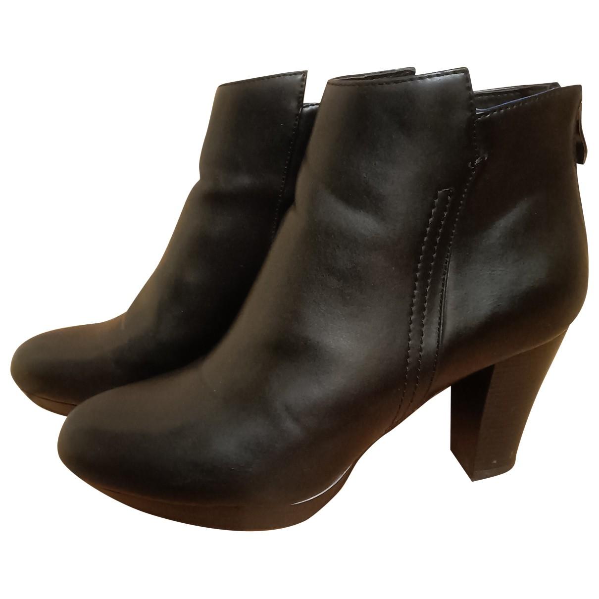 Leather ankle boots GATTINONI