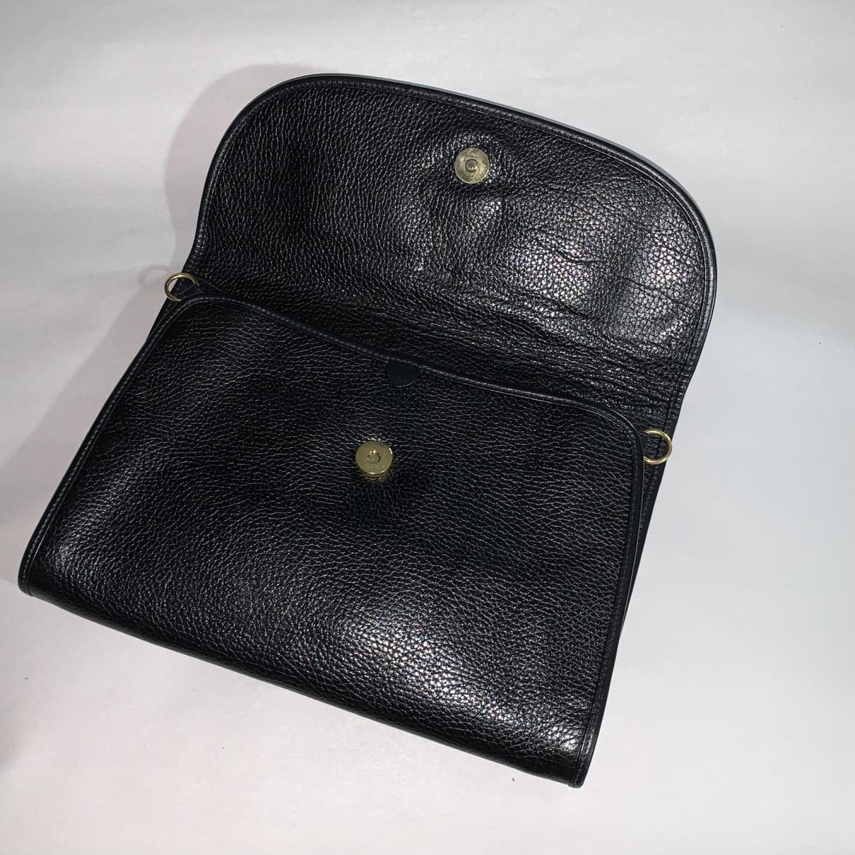 Leather clutch bag Mark Cross