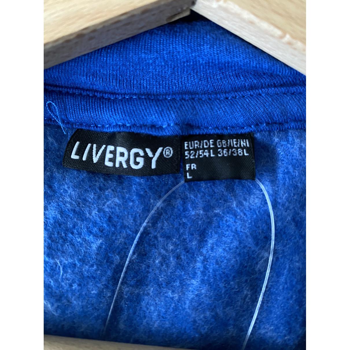 Sweatshirt in size - Cotton Lidl Blue 29383561 International L