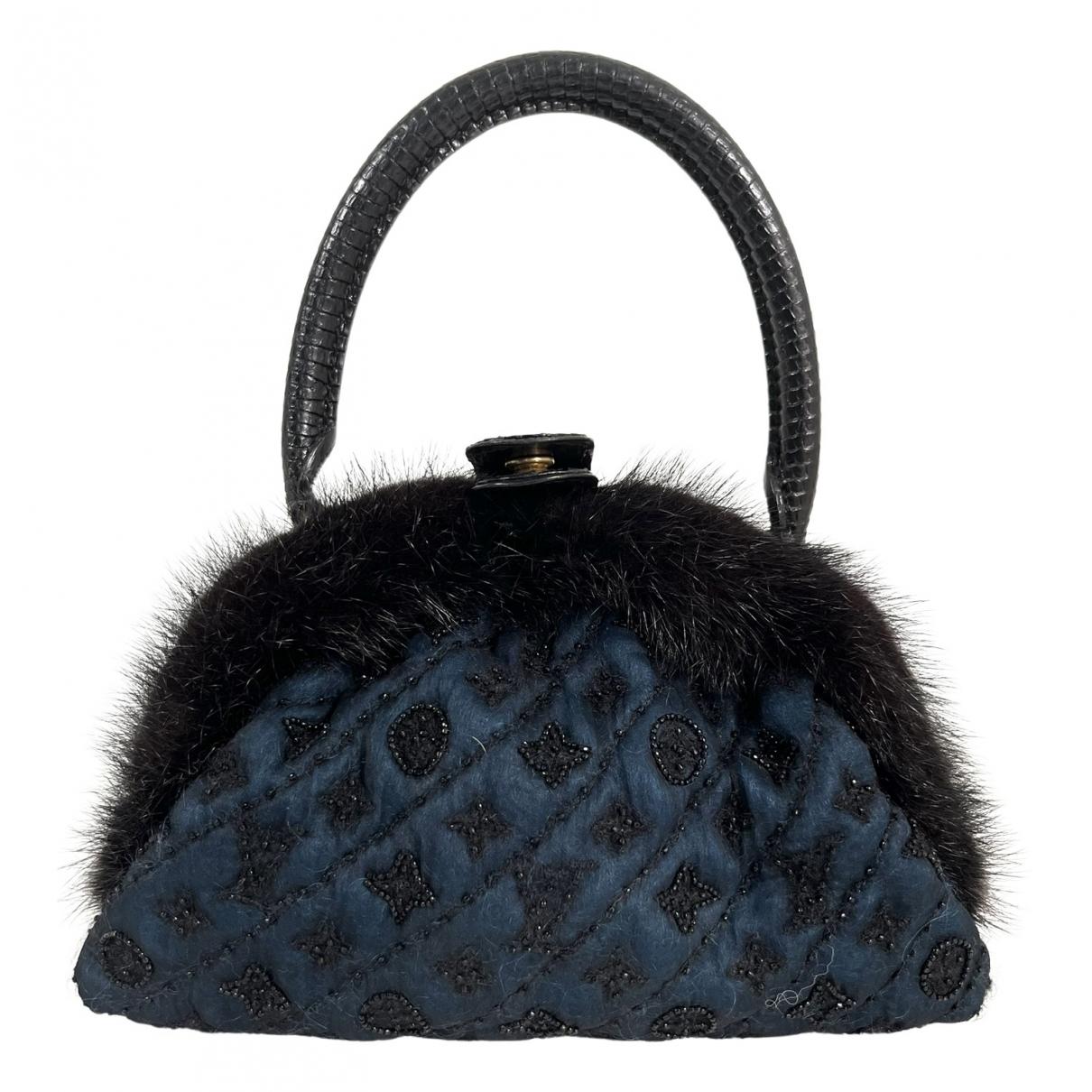 Mink bag Louis Vuitton Blue in Mink - 33077052