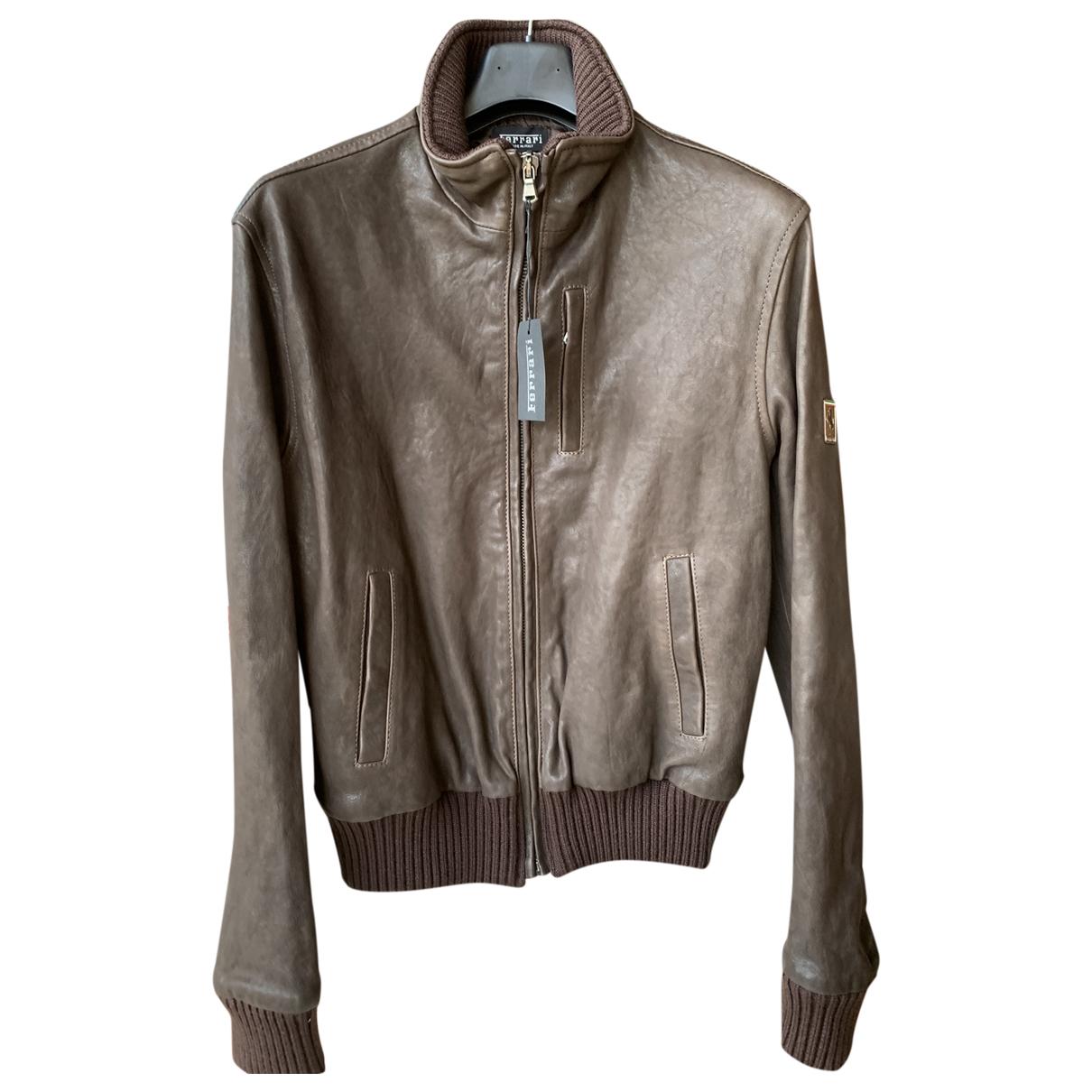 Leather jacket FERRARI - Vintage