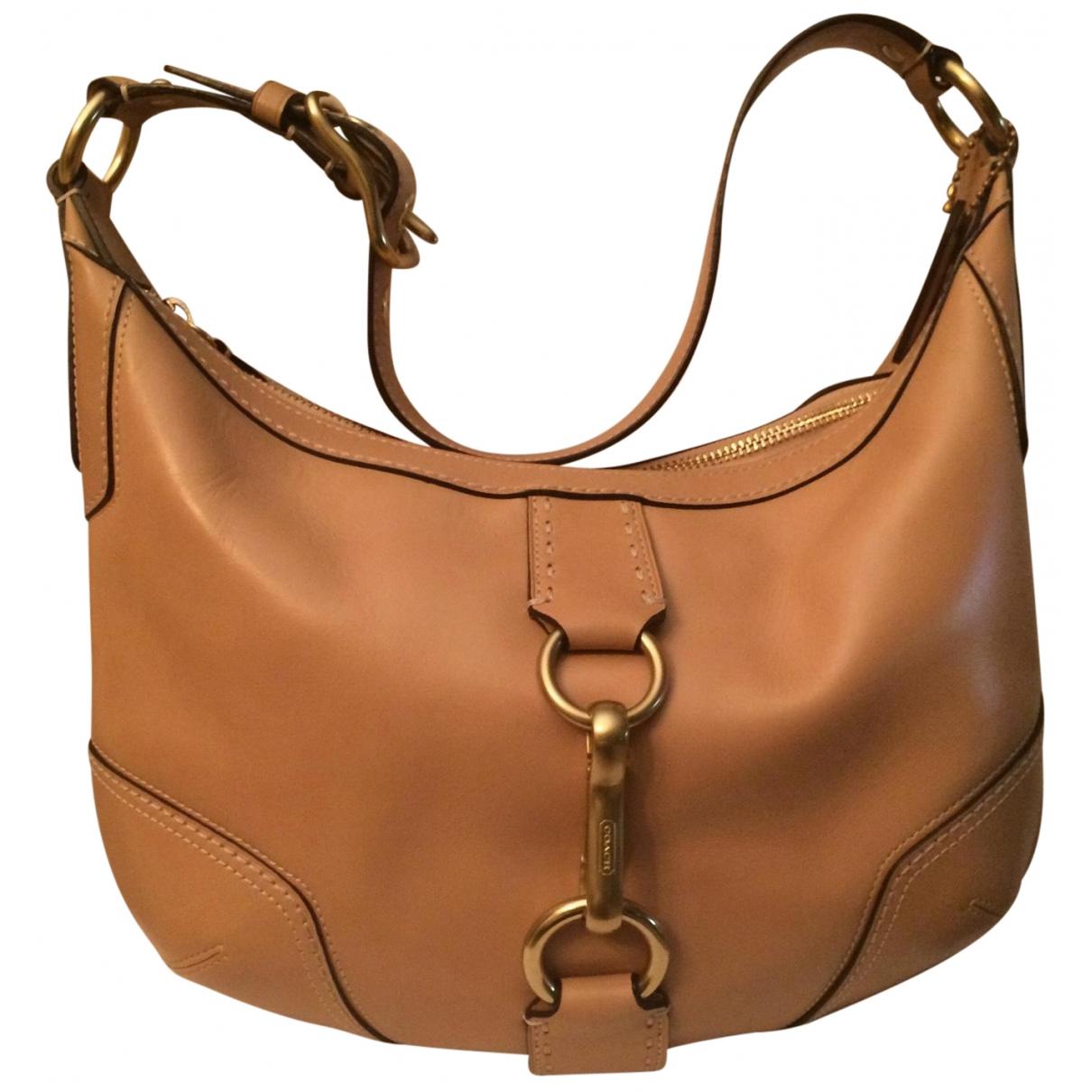 Leather handbag Coach